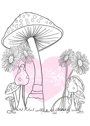 IMG00561-Pixie-Fairy-Background Digital Digi Stamp