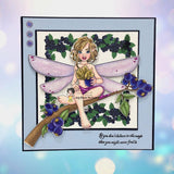 IMG00613 - BlueBerry Fairy Pre-Colored Digital Digi Stamp