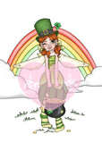 IMG00614 - Leprechaun Fairy Digital Digi Stamp