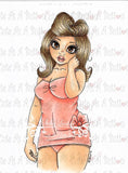 IMG00414-Cuddly Busty Buttons - Beach Babe Pre-Colored Digital Download