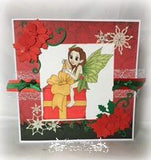 IMG00353 Pre-Colored Christmas Gift Digital Stamp