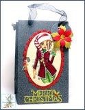Cute As A Button Designs IMG00537 Merry Christmas Digital Digi Stamp