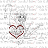 RS00002 Liliana Cling Rubber Stamp
