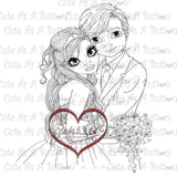 Cute As A Button Digital Stamps IMG00329 Our Wedding Day Digital Stamp
