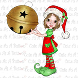 Cute As A Button Digistamps IMG00354 Deck the Halls Digital Digi Stamp