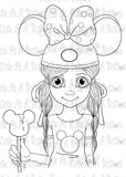 Cute As A Button Designs IMG00394 Happiest Place On Earth Digital Digi Stamp