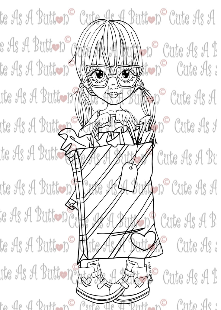 Cute As A Button Designs IMG00424 For You Digital Digi Stamp