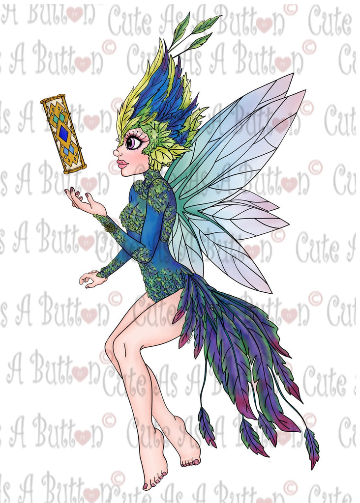 Cute As A Button Designs IMG00432-Tooth-Fairy-Pre-Colored Digital Download