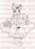 Cute As A Button Designs IMG00520 Mary PoppinsDigital Digi Stamp