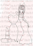 Cute As A Button Designs IMG00521 Perfume Queen Digital Digi Stamp
