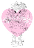 Cute As A Button Designs IMG00539 Peppermint Fairy Digital Digi Stamp