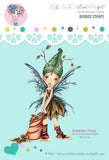 RS00001 Autumn Fairy Clear Cling Rubber Stamp