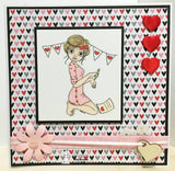 Cute As A Button Digistamp IMG00380 Love Letter Digital Digi Stamp