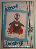 IMG00012 Penguin  Digital Digi Stamp