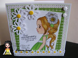 Cute As A Button Designs IMG00509 Spring Daisies Digital Digi Stamp