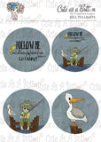 Cute As A Button Designs TL00016 Fishers Of Men Tea Light Toppers