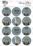 Cute As A Button Designs TL00016 Fishers Of Men Tea Light Toppers