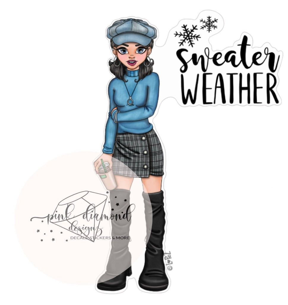SWEATER WEATHER Vinyl Sticker Bicycle Cellphone Laptop Vinyl COPYRIGHTED
