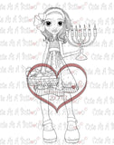 IMG00130 Happy Hanukkah Digital Digi Stamp