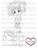 Cute As A Button Stamps Button Love Digistamp