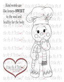Cute As A Button Stamps Sugar is Sweet Digistamp