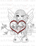 IMG00199 Butterfly Fairy Digital Digi Stamp