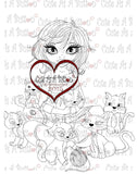 IMG00247 Crazy Cat Lady Digital Digi Stamp