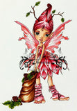 RS00001 Autumn Fairy Clear Cling Rubber Stamp