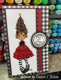 IMG00585-Christmas-Tree-Hairdo Pre-Colored Digital Digi Stamp