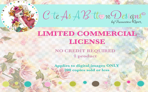 CL00001 - Commercial License - Limited, No credit required, Up to 200 sales or less