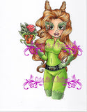 Cute As A Button Designs IMG00439 Poison Ivy Digital Digi Stamp